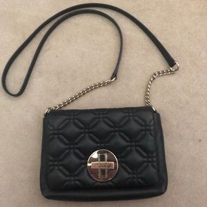 Kate Spade black leather crossbody